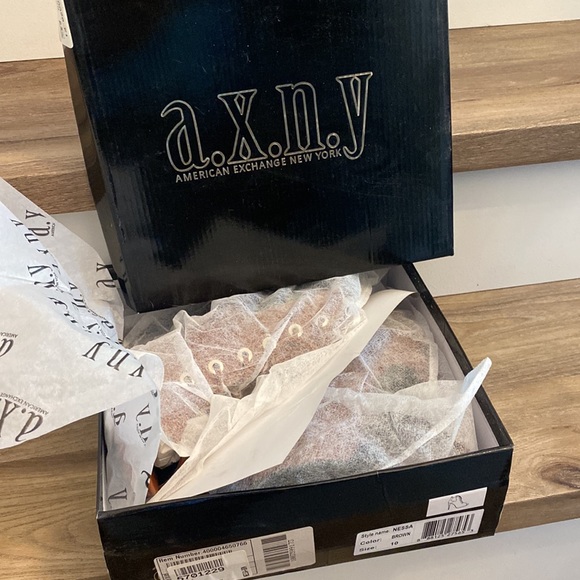 NIB sz10 Peep Toe Ankle Boot cognac brown - Picture 9 of 9